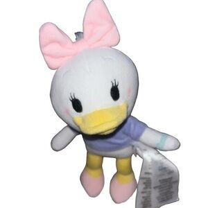 Disney Plush Doll with Pink Bow and Yellow Beak